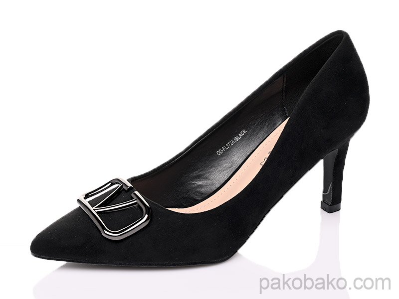 Low Shoes Goodin FL372A Black — women's shoes wholesale to ParadObuvi.ua